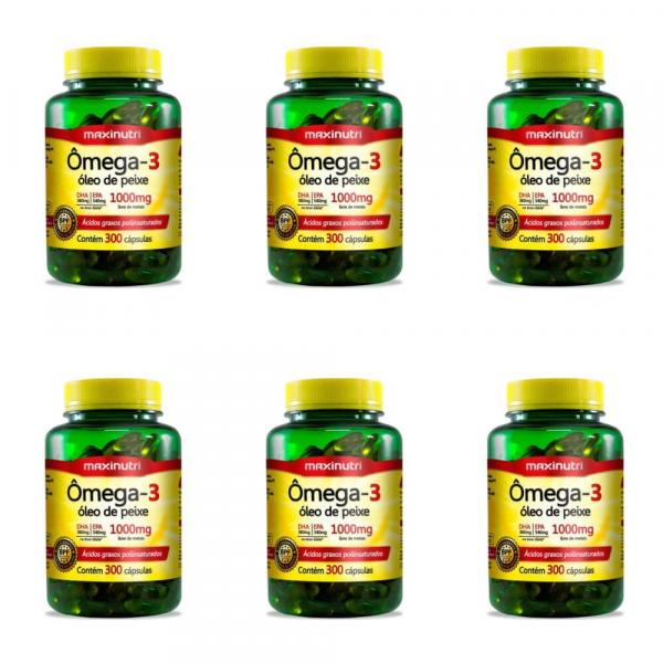 Maxinutri Omega 3 1g C/300 (Kit C/06)