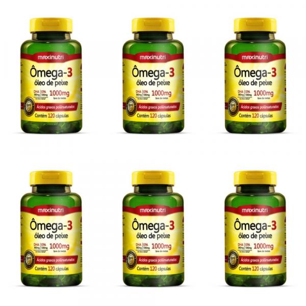 Maxinutri Omega 3 1g C/120 (Kit C/06)