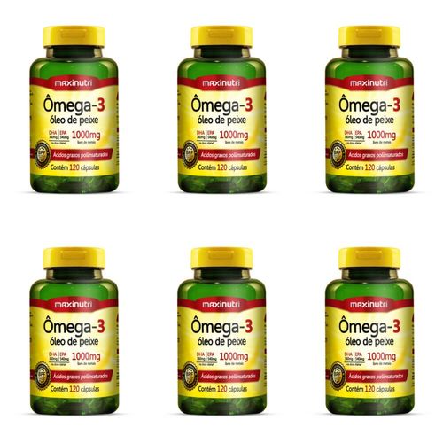 Maxinutri Omega 3 1g C/120 (kit C/06)