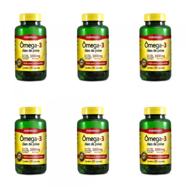 Maxinutri Omega 3 1g C/180 (Kit C/06)