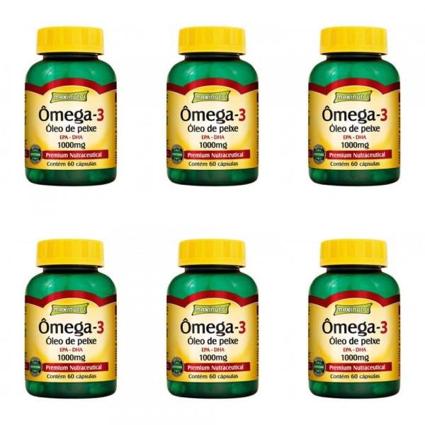 Maxinutri Omega 3 1g C/60 (Kit C/06)