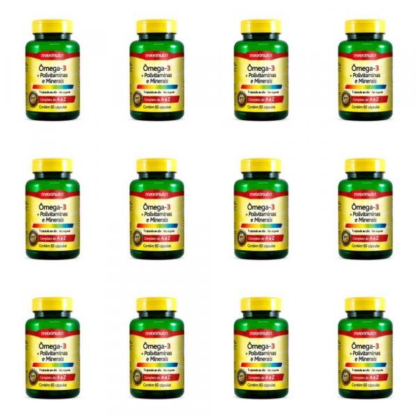 Maxinutri Omega 3 1g C/60 (Kit C/12)