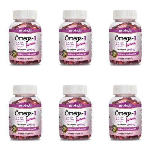 Maxinutri Omega 3 1g C/80 (kit C/06)