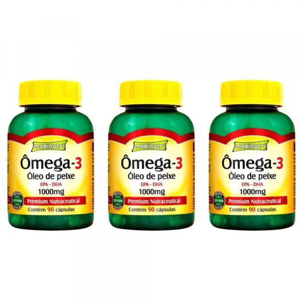 Maxinutri Omega 3 1g C/90 (Kit C/03)