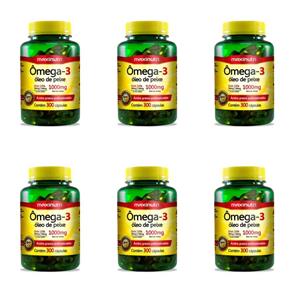 Maxinutri Omega 3 1g com 300 - Kit com 06