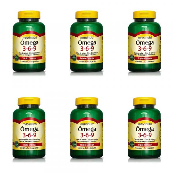 Maxinutri Omega 3/6/9 Triplo 1g C/120 (Kit C/06)