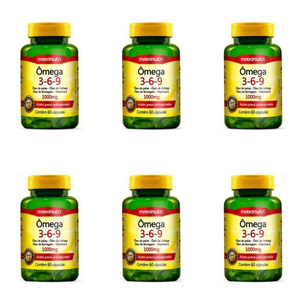 Maxinutri Omega 3/6/9 Triplo 1g C/60 (Kit C/06)