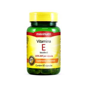 Maxinutri Vitamina e 10mg - 60 Capsulas