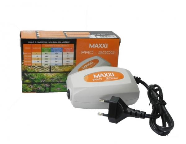 Maxxi Pro Compressor De Ar Pro-2000 2.5w 127v P/ Aquarios Até 80l - Un