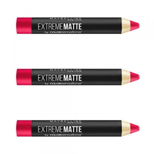Maybelline Extreme Matte Batom Lápis 40 Tô Dentro (Kit C/03)