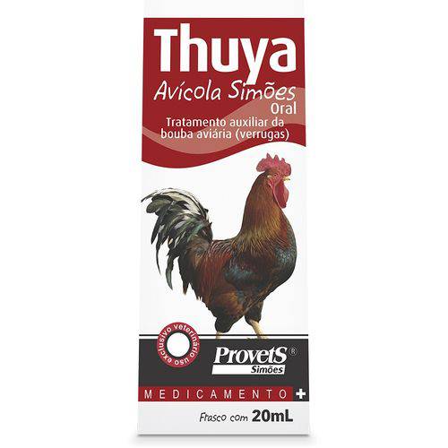 Medicamento Thuya Provets para Aves 20ml