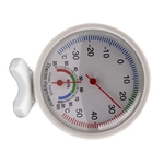 Medidor De Temperatura De Umidade Analógico Interno Redondo Medidor De Termômetro Higrômetro