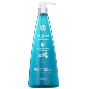 Mediterrani Equal System Shampoo Limpeza Profunda 1000ml