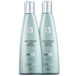 Mediterrani Kit Shampoo+Condicionador Bio Fresh (combatem a Queda e a Oleosidade/Linha Bio Fresh)