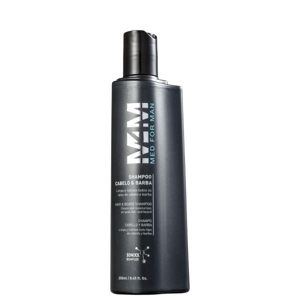 Mediterrani Med For Man Cabelo Barba - Shampoo Multifuncional 250ml
