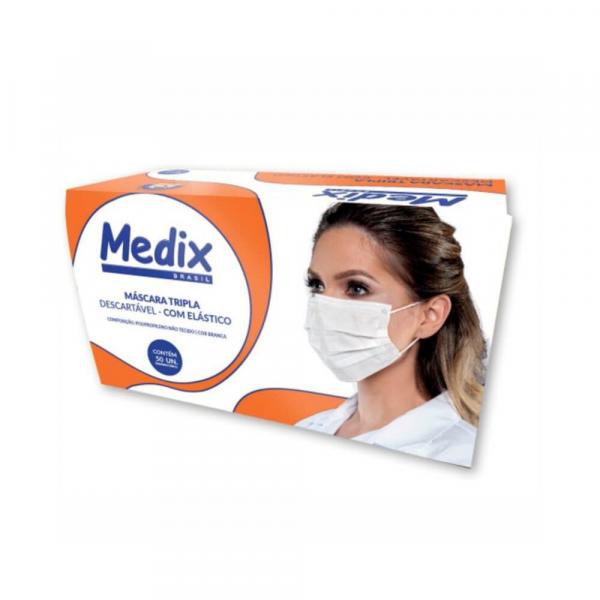 Medix Máscara Cirúrgica C/ Elástico C/50
