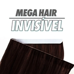 Mega Hair Aplique Fita Adesiva Invisivel 60cm 1 Tela 30gr