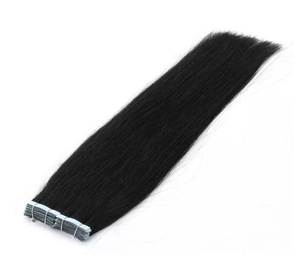 Mega Hair Fita Adesiva Castanho 60cm 30 Peças - 75gr - Cabelo Humano