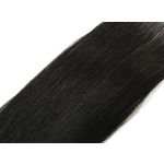Mega Hair Fita Adesiva Humano Liso 55cm Castanho Escuro