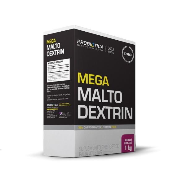Mega Malto Dextrin 1kg Guarana com Açai Probiótica - Probiotica