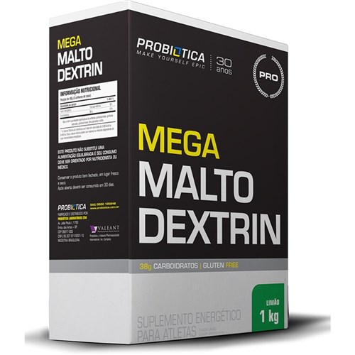 Mega Malto Dextrin 1Kg Probiótica - Limao