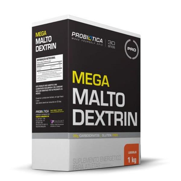Mega Maltodextrin - 1 Kg Laranja - Probiótica