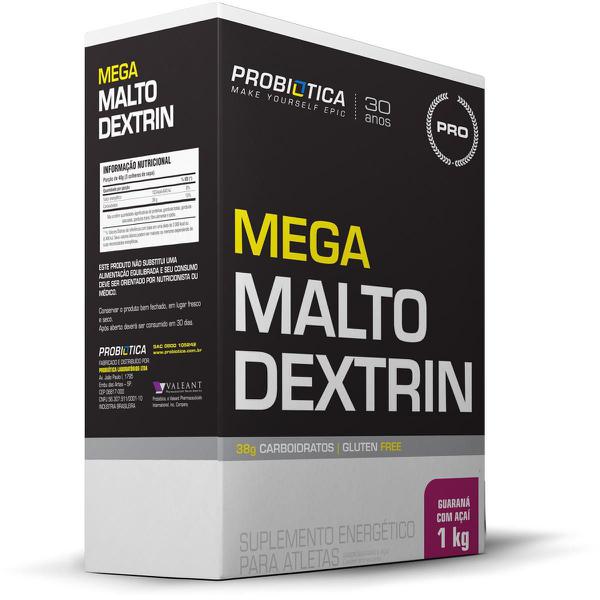 MEGA MALTODEXTRIN (1kg) - Guaraná com Açaí - Probiótica