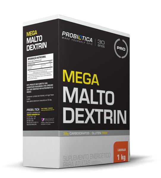 MEGA MALTODEXTRIN (1kg) - Laranja - Probiótica