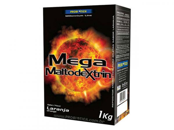 Mega MaltoDextrin Millennium Laranja e Acerola 1Kg - Probiótica