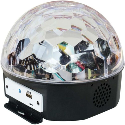 Meia Bola Maluca de Led Cristal Bluetooth Pendrive e Controle Gt636 - Lorben
