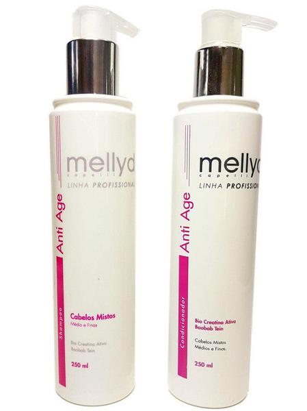 Mellyd Shampoo e Condicionador Anti Age Cabelos Mistos - Mellyd Capelli