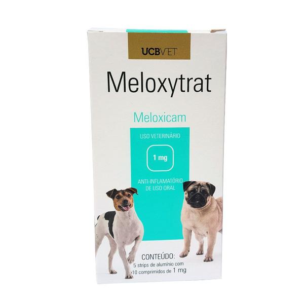 Meloxytrat 1mg 50 Comp UCBVet Anti-inflamatório Cães