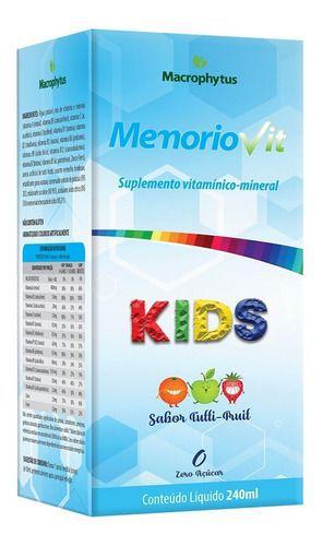 Memoriovit Kids (polivitamínico) 240ml - Macrophytus