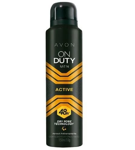 Men Active Desodorante Aerosol Masculino 150Ml [On Duty - Avon]