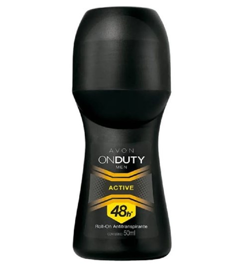 Men Active Desodorante Roll-On Masculino 50Ml [On Duty - Avon]