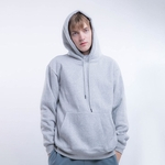 Men Autumn Winter Casual Solid Color Hooded Sweater Solid Color Long Sleeves Top