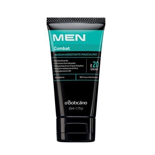 Men Combat Bb Cream Hidratante Masculino - 50Ml