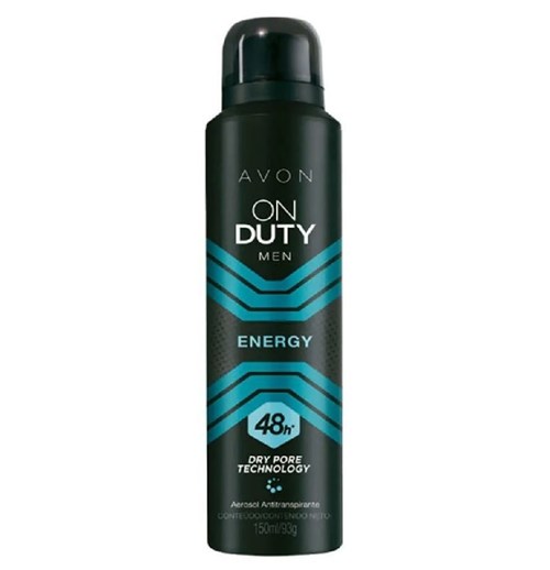 Men Energy Desodorante Aerosol Masculino 150Ml [On Duty - Avon]