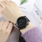 Men Leather Simple Business Fashion Quartz Wrist Watch