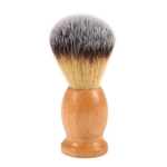 Men Nylon Shaving Brush Madeira Handle Facial Ferramenta de Barbear
