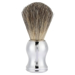 Men Portable Beard Brush Salon Facial Cleaning Foaming Shaving Brush Grooming Tool