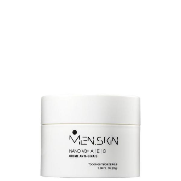 Men.Skin Nano V3+ - Creme Anti-Idade 50ml - Menskin