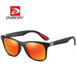 Men Square Cor Espelho UV400 Polaroized óculos de sol para Sport Driving Óculos de sol