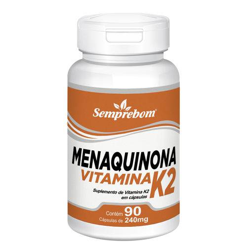 Menaquinona Vitamina K2 Semprebom– 90 Cap. de 240 Mg