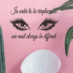 Meninas com olhos grandes de alta qualidade, Impermeável Wall Stickers FX2033
