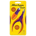 Merheje Alicate Cuticula+cortador Touch Violeta/laranja
