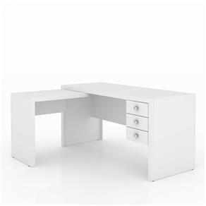 Mesa para Escritório Reversível ME4106 - Tecno Mobili - Branco