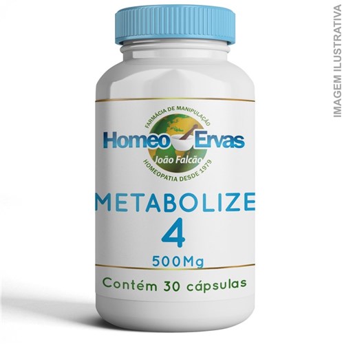 Metabolize 4 500Mg - 30 Cápsulas