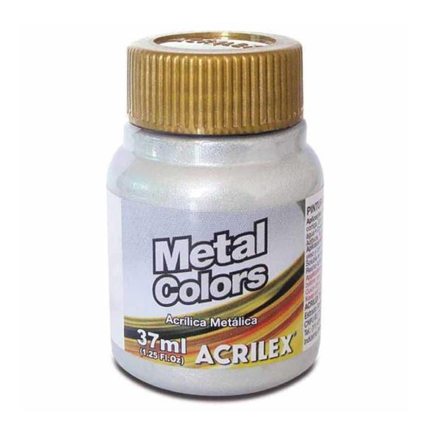 Metal Colors Acrylic - 37ml - Alumínio - 599 - Acrilex