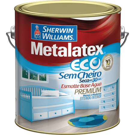 Metalatex Esmalte Eco Brilho 3,6 Litros Branco